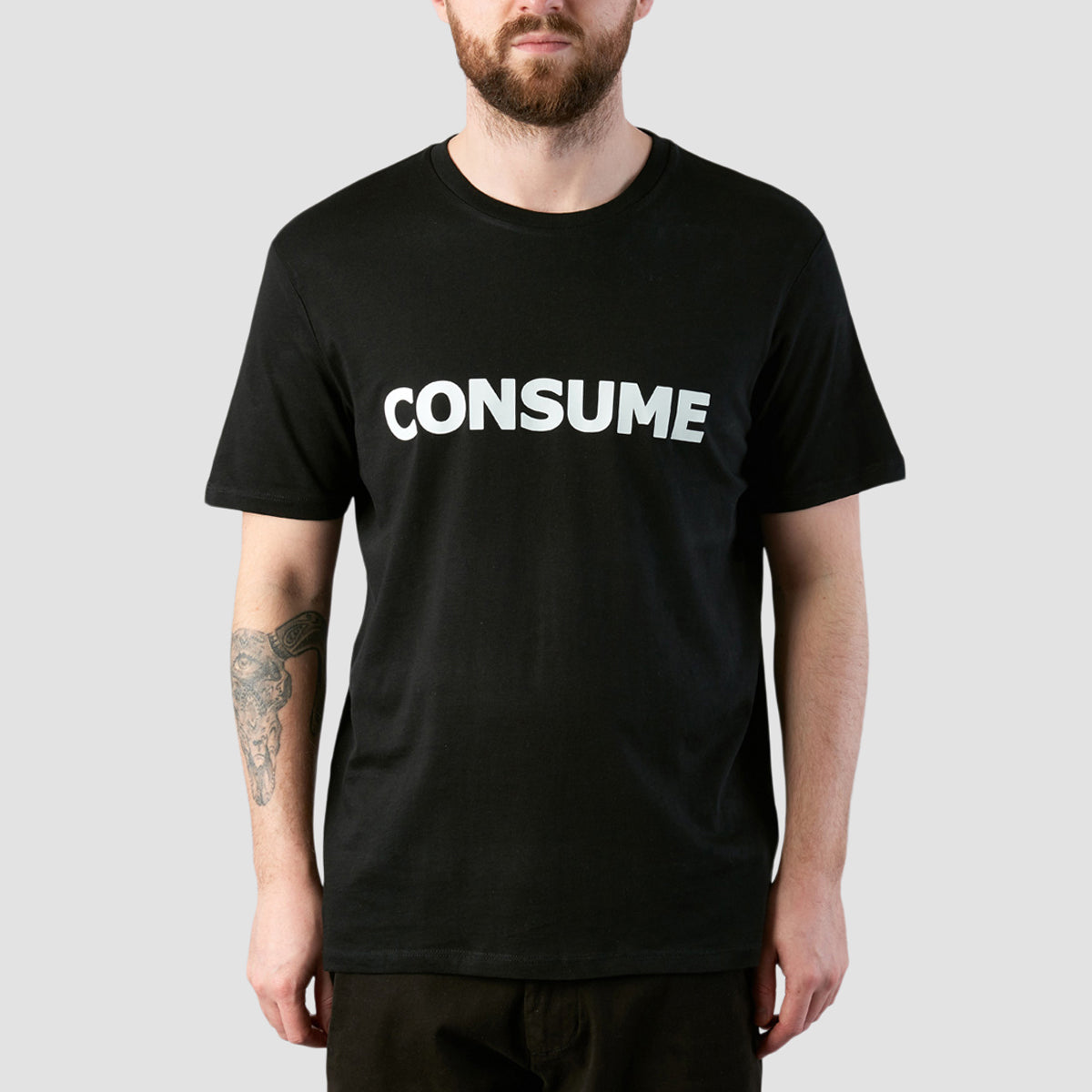 Consume Logo T-Shirt Black/White