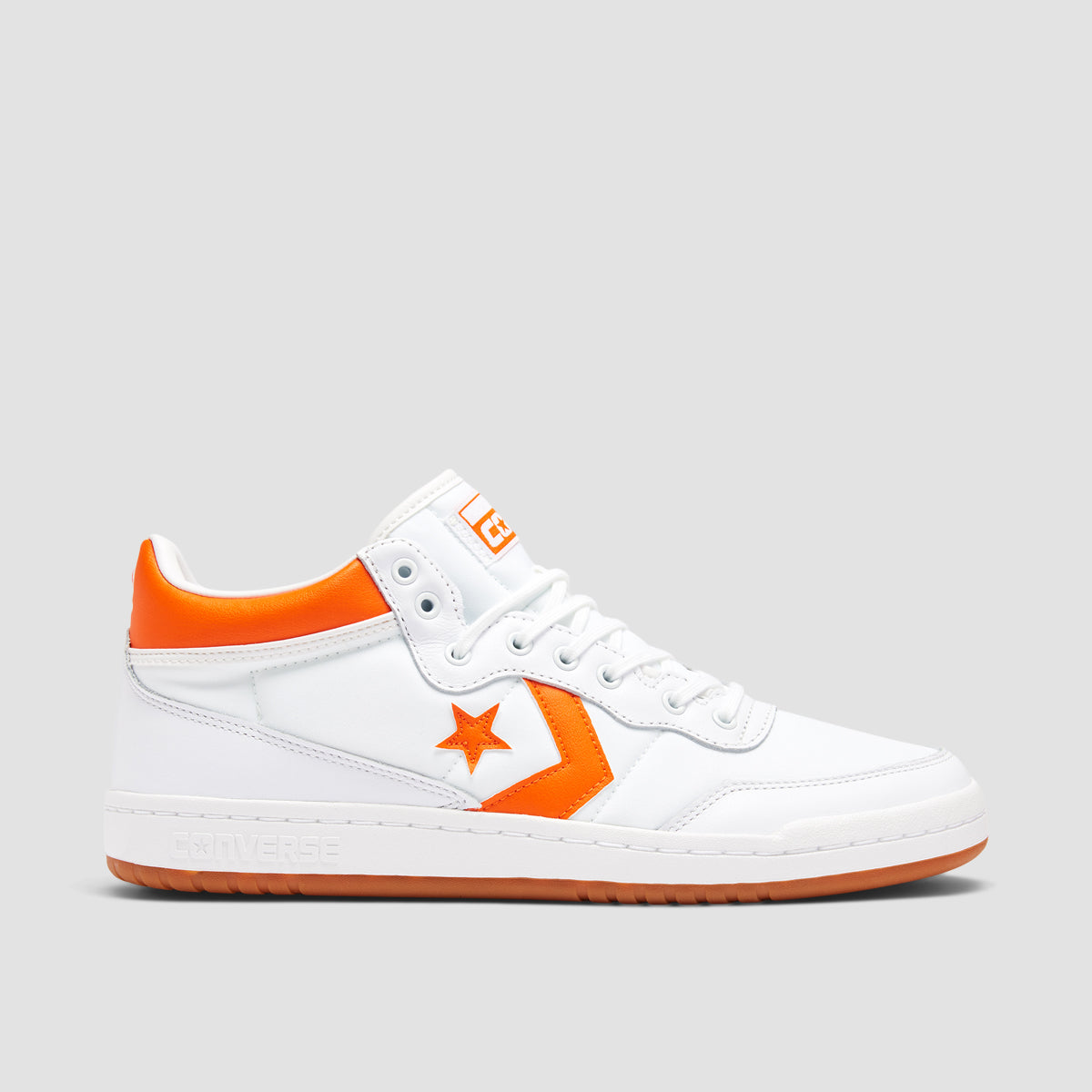 Converse Fastbreak Pro Mid Top Shoes - White/Orange/White