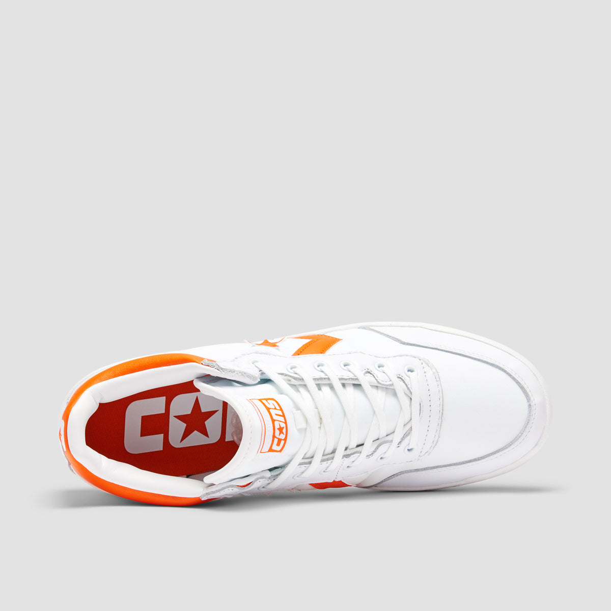 Converse Fastbreak Pro Mid Top Shoes - White/Orange/White