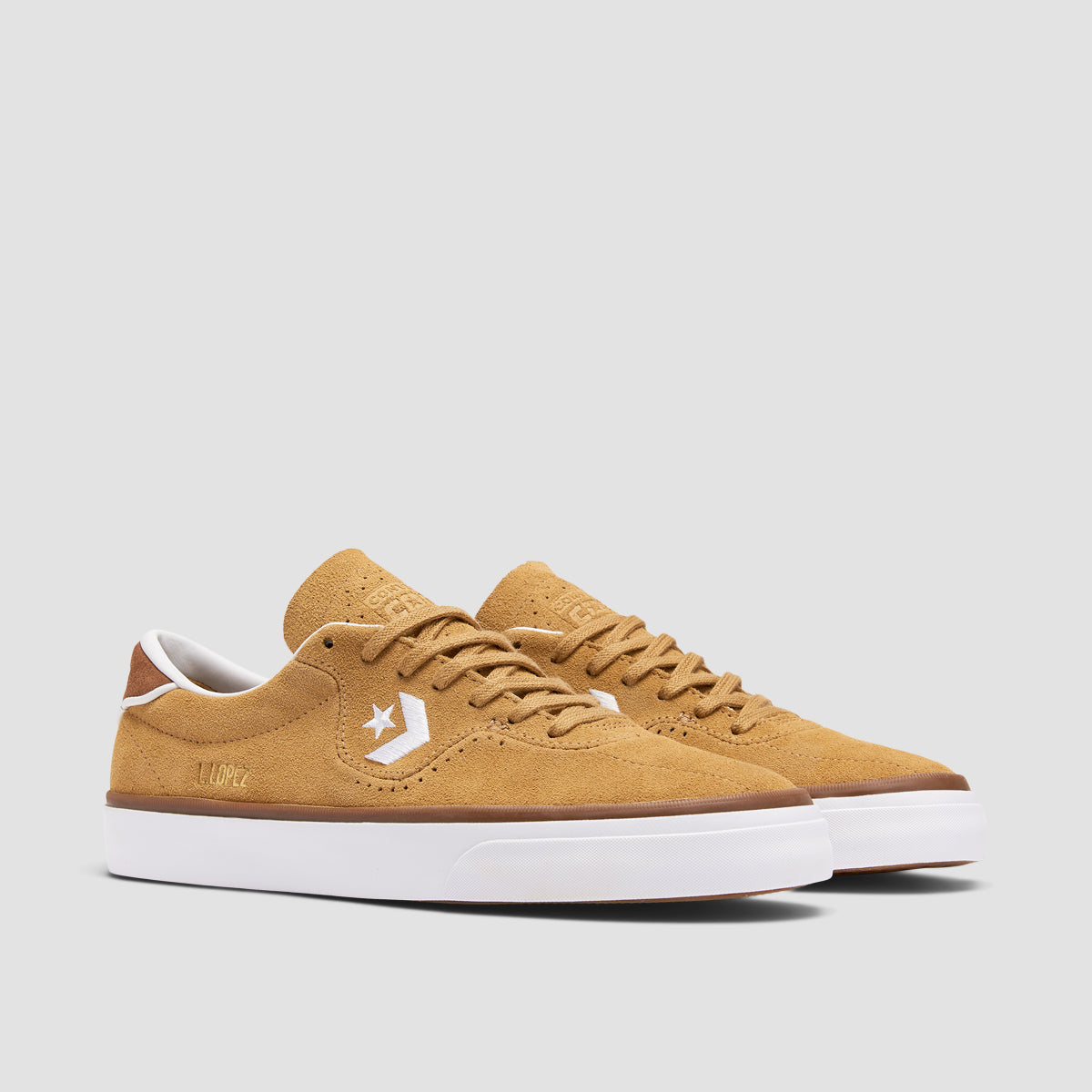 Converse Louie Lopez Pro Shoes - Toadstool Tan/Dark Whiskey