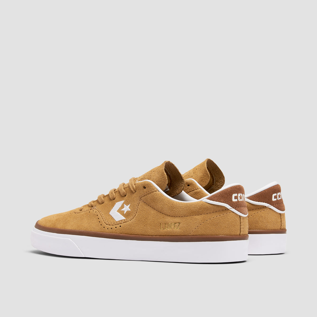 Converse Louie Lopez Pro Shoes - Toadstool Tan/Dark Whiskey