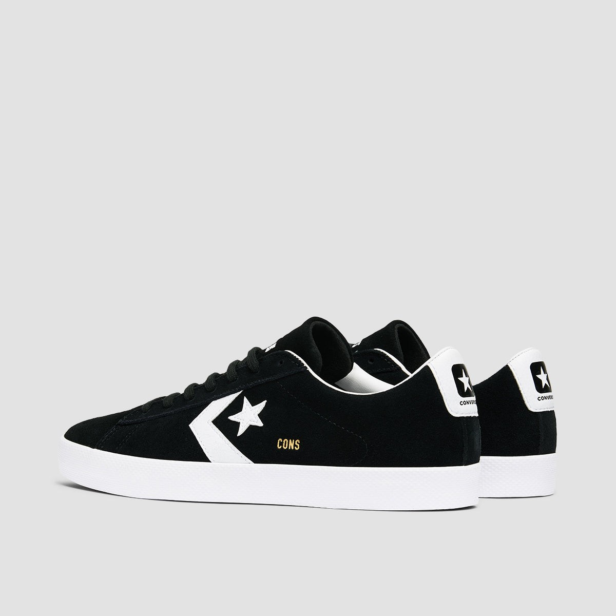Converse PL Vulc Pro Shoes - Black/White/White