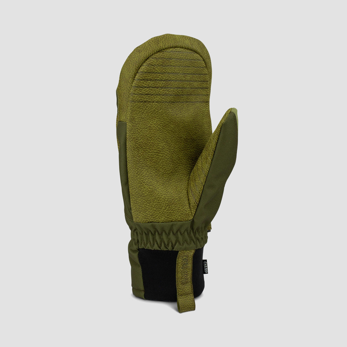 Crab Grab Champ Snow Mittens Black and Tan