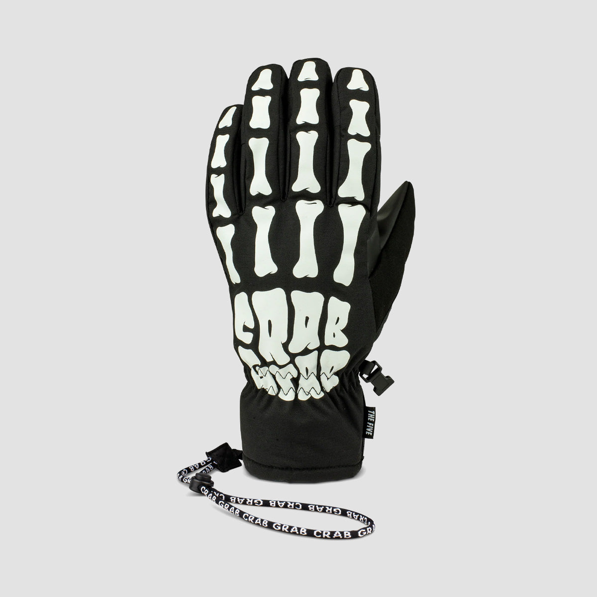 Crab Grab Five Snow Gloves Bones