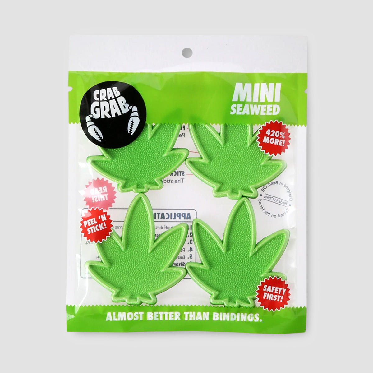 Crab Grab Mini Seaweed Stomp Pads x4 Green