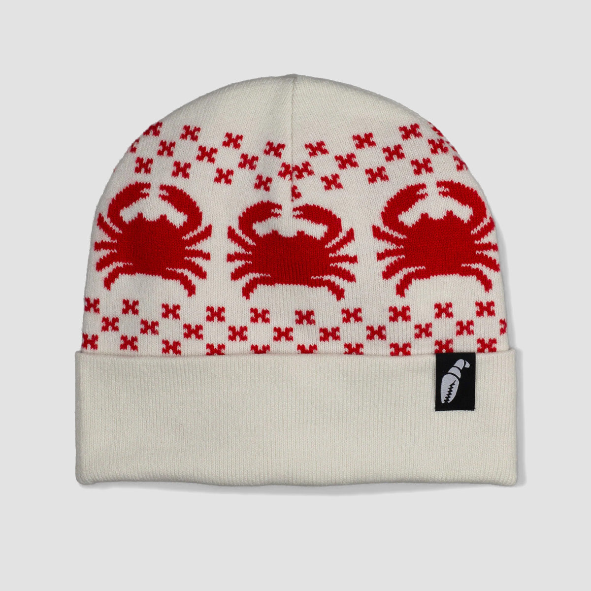 Crab Grab Nordicrab Beanie Off White