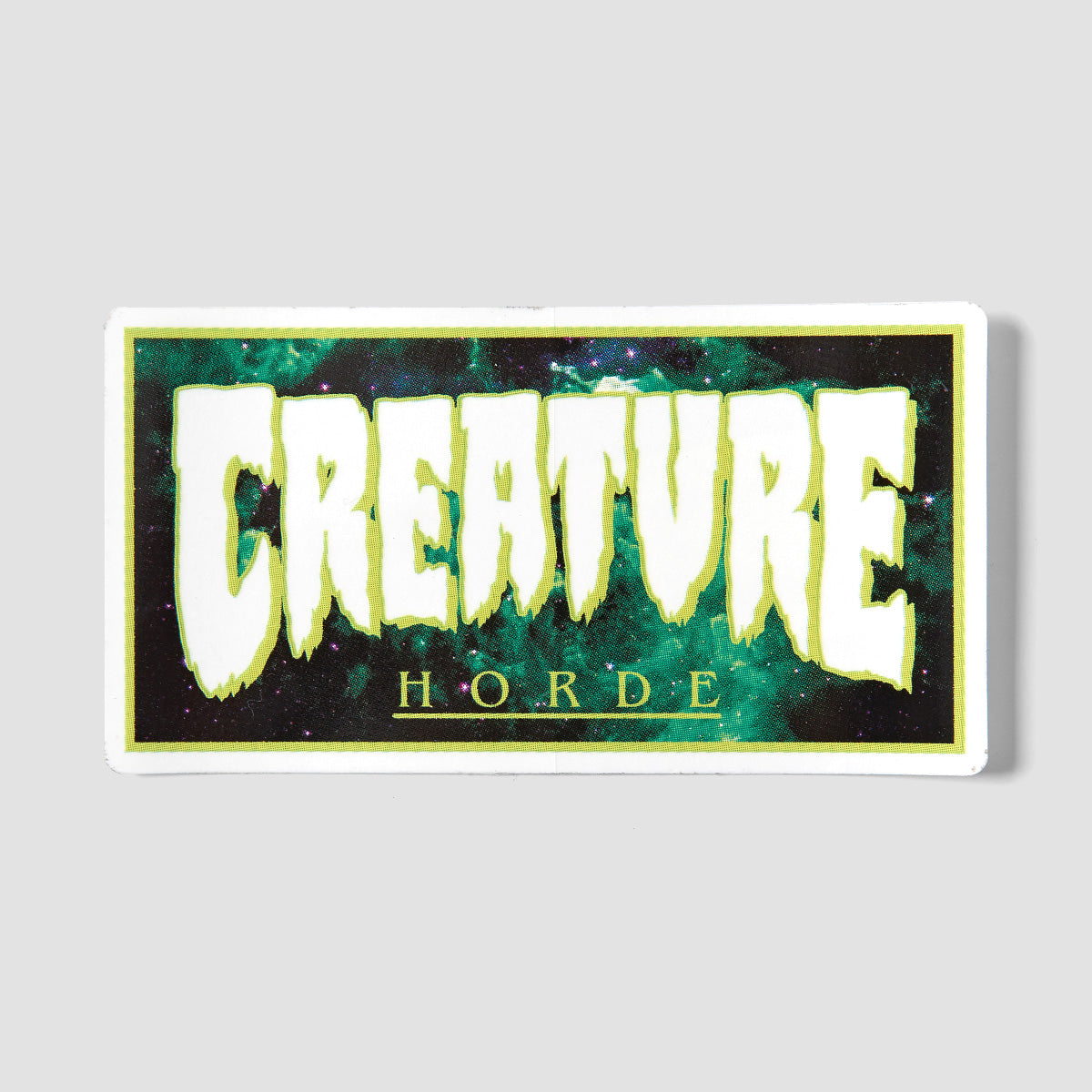Creature Space Logo Mylar Sticker 125x70mm