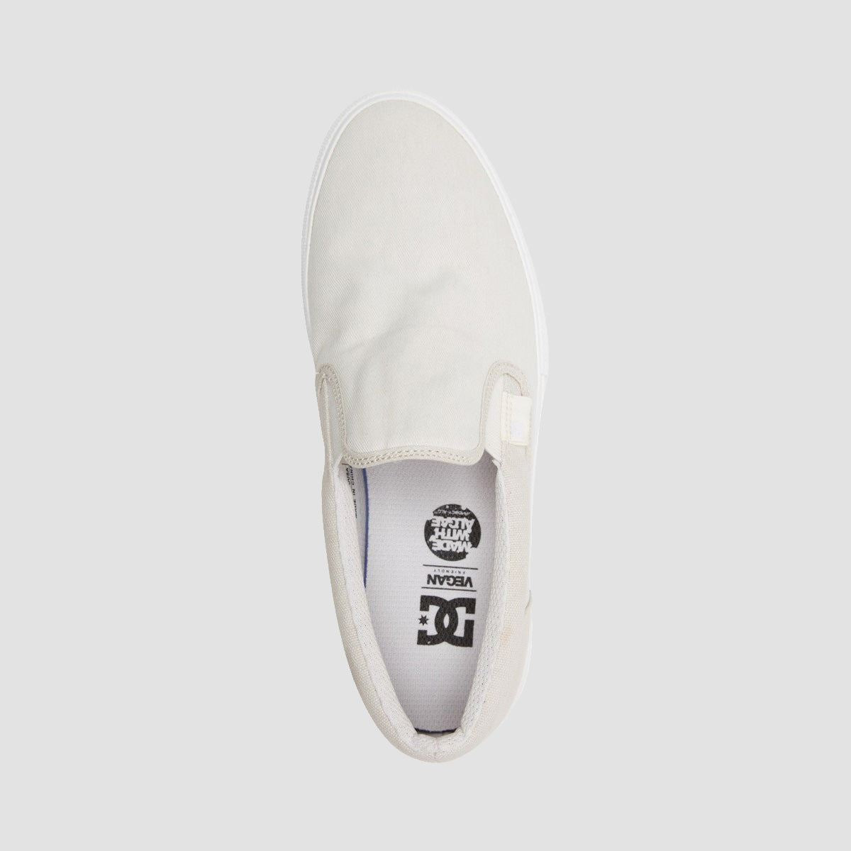 DC Manual TXSE Slip-On Shoes - Off White