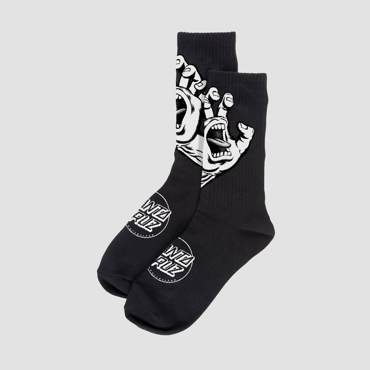 Santa Cruz Screaming Hand Mono Socks Black