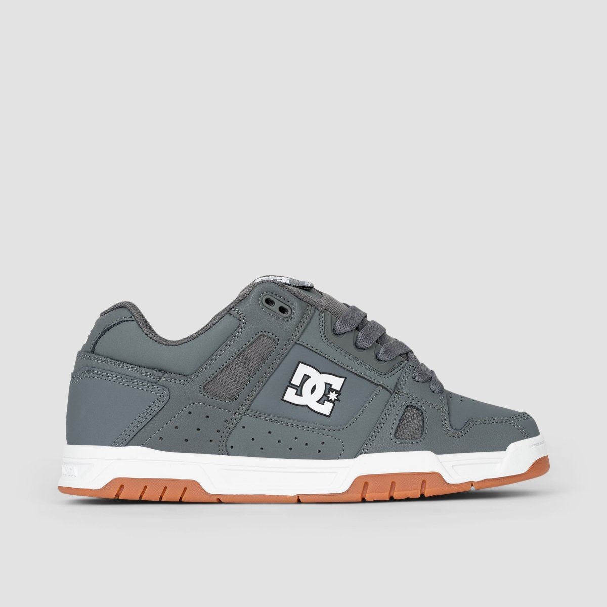 DC Stag Shoes - Grey/Gum