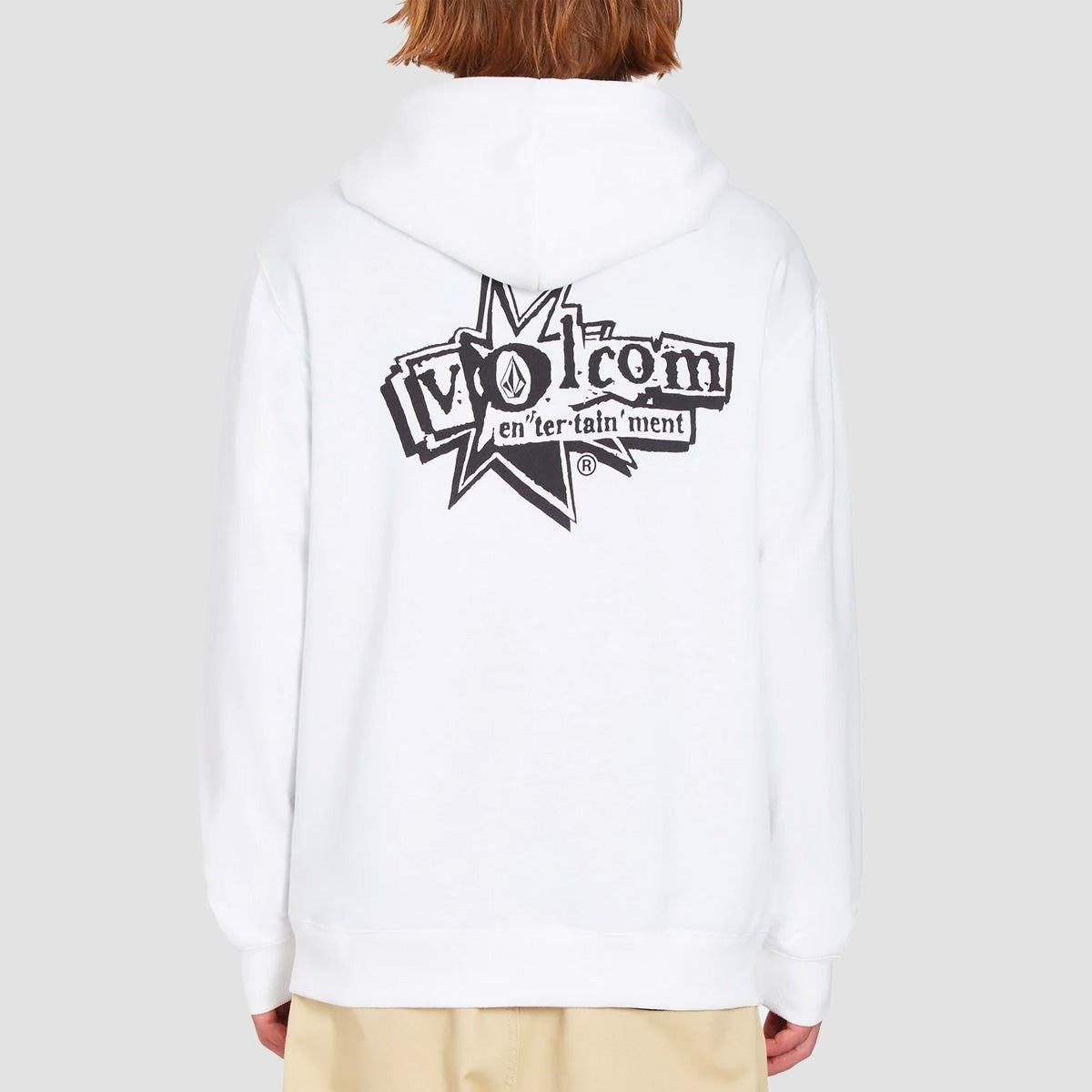 Volcom Ent Pullover Hoodie White
