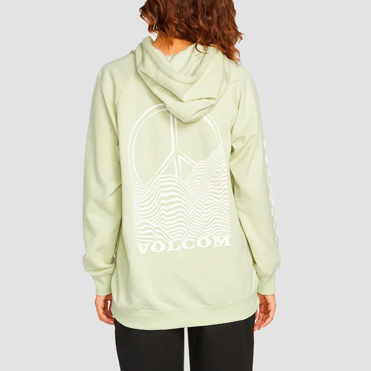 Volcom Truly Stoked BF Pullover Hoodie Sage - Womens