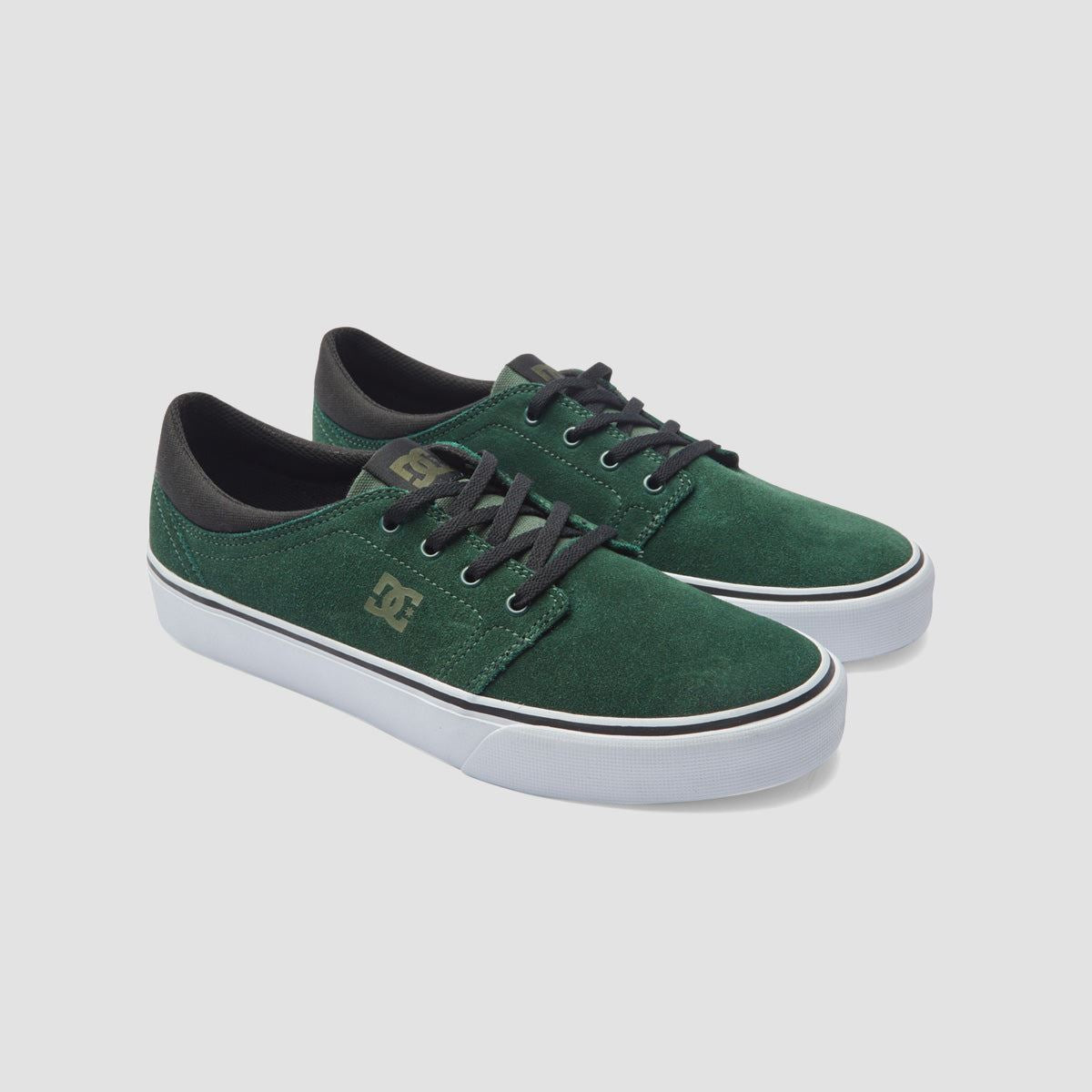 DC Trase SD Shoes - Dark Green/White