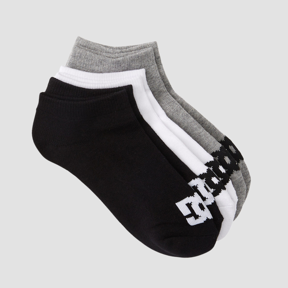 DC Ankle Socks 3 Pack Assorted