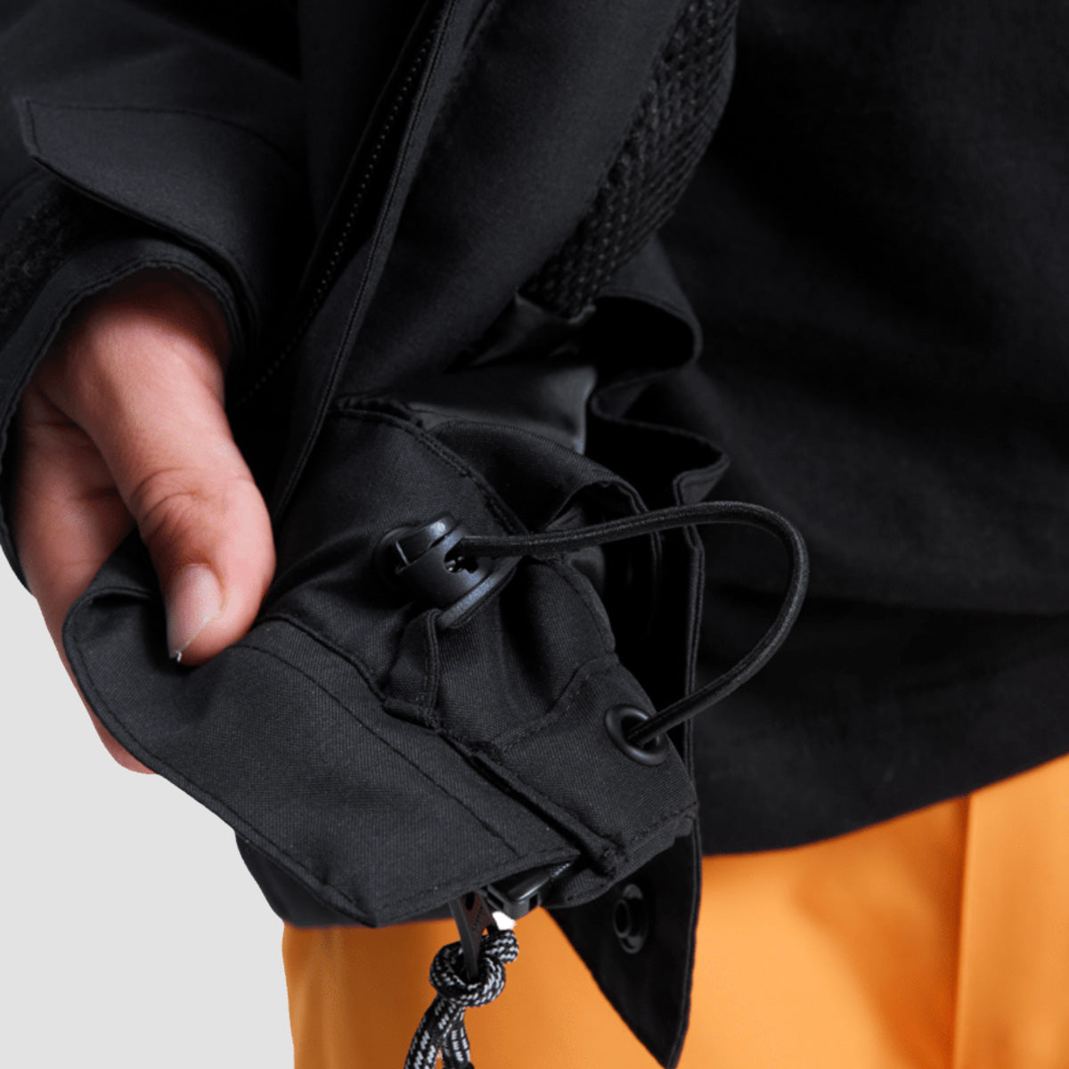 DC Basis 10K Snow Jacket Black/Orange Pop - Kids