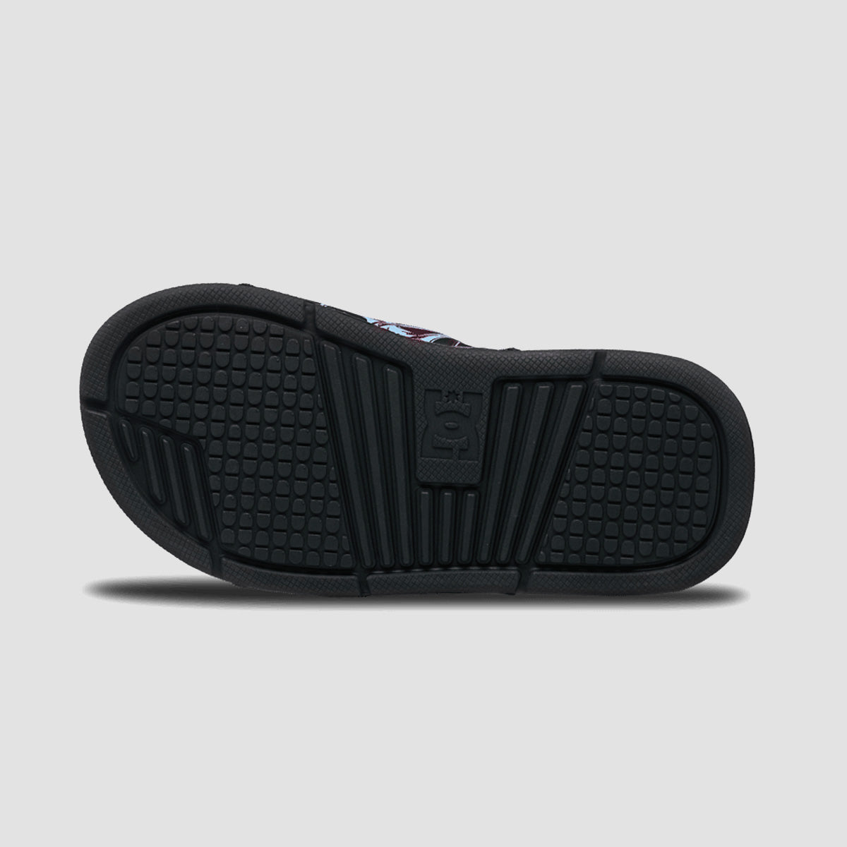 DC Bolsa Slide Sandals - Blue/Red/White - Kids