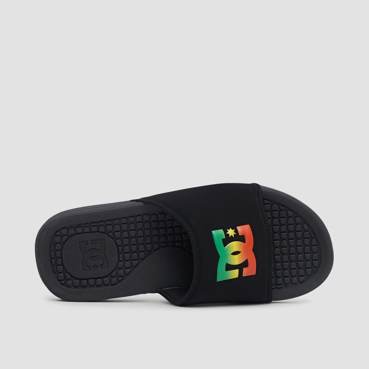 Mens Sandals Size 10 DC Shoes BOLSA Pool Slides Black