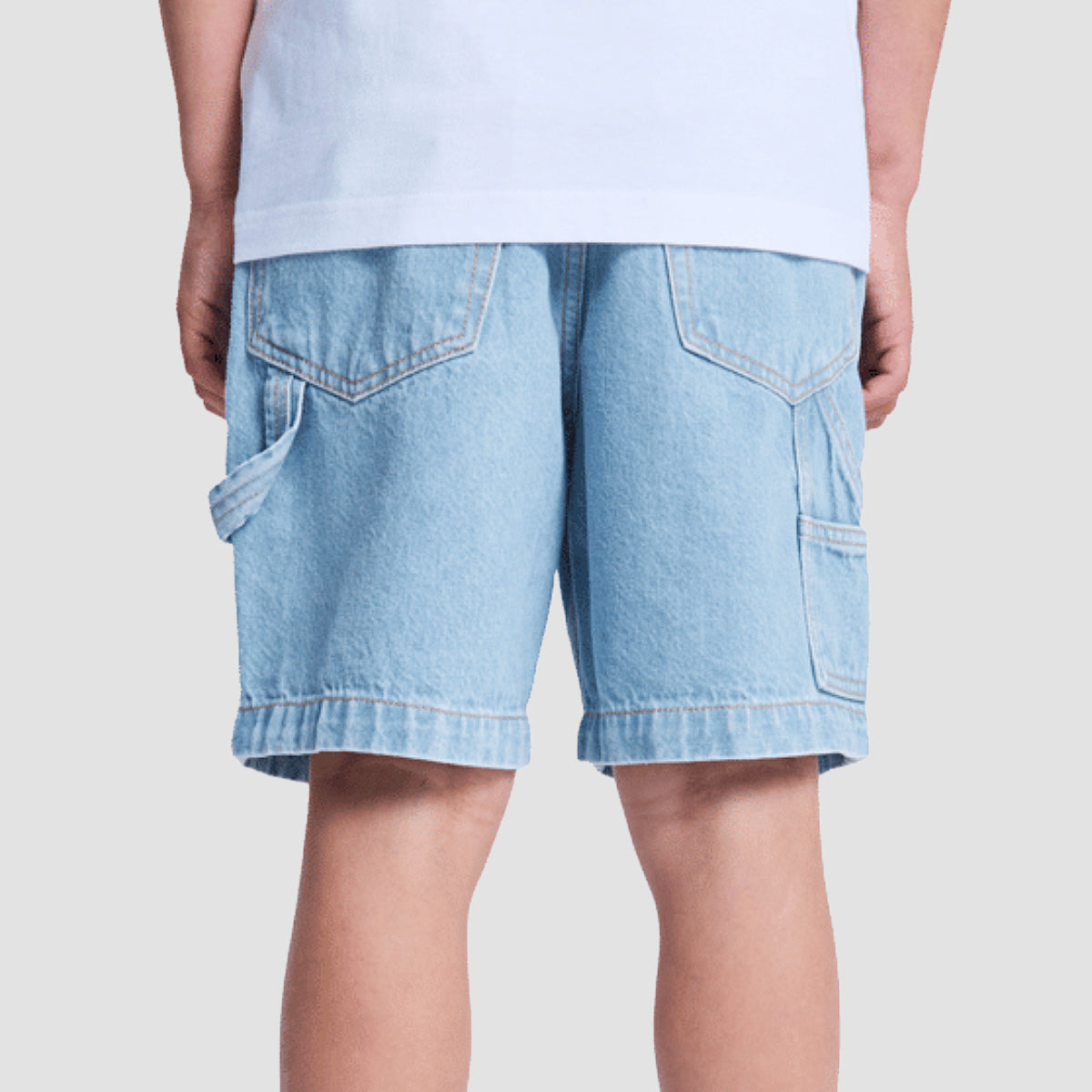 DC Carpenter Baggy Denim Shorts Indigo Light - Kids