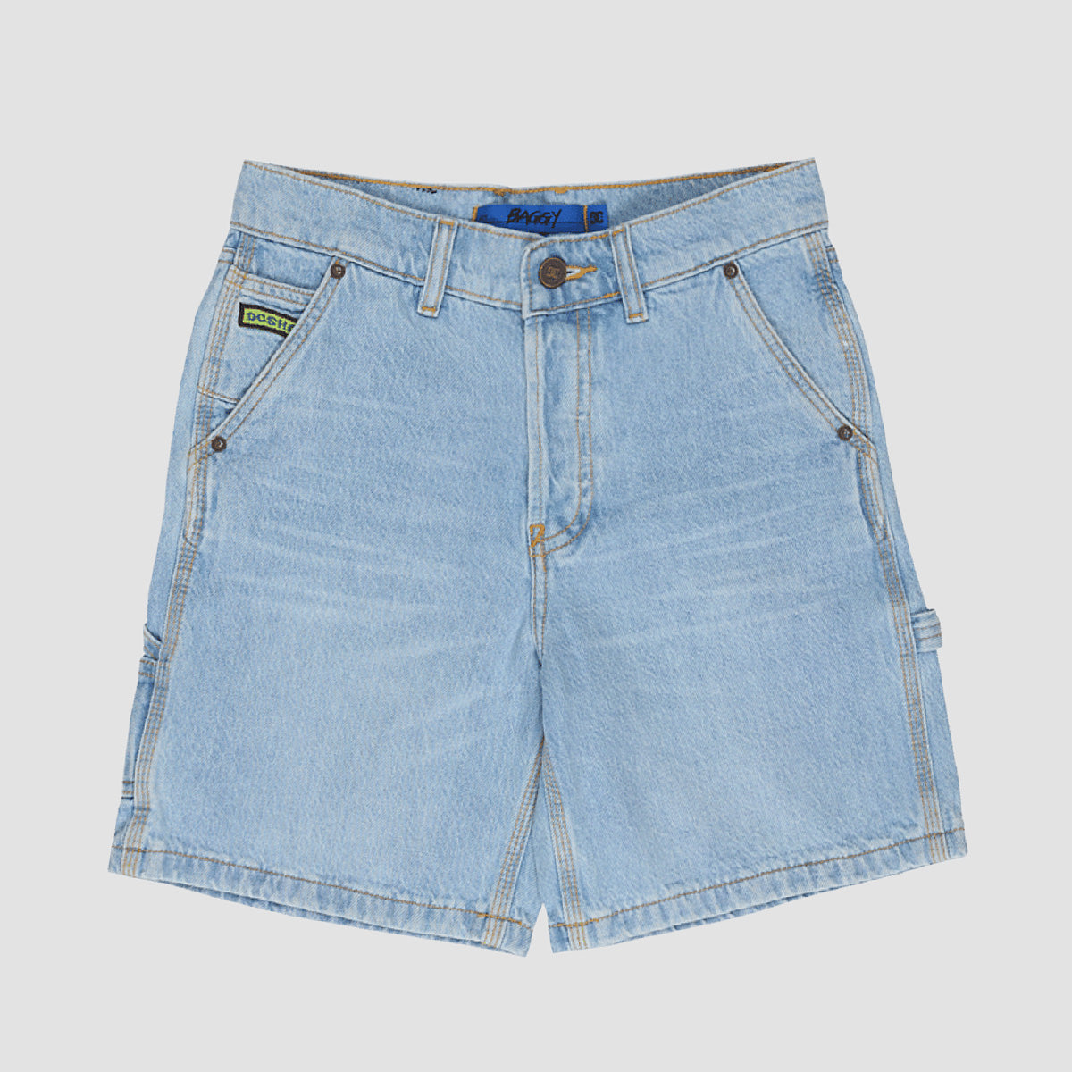 DC Carpenter Baggy Denim Shorts Indigo Light - Kids