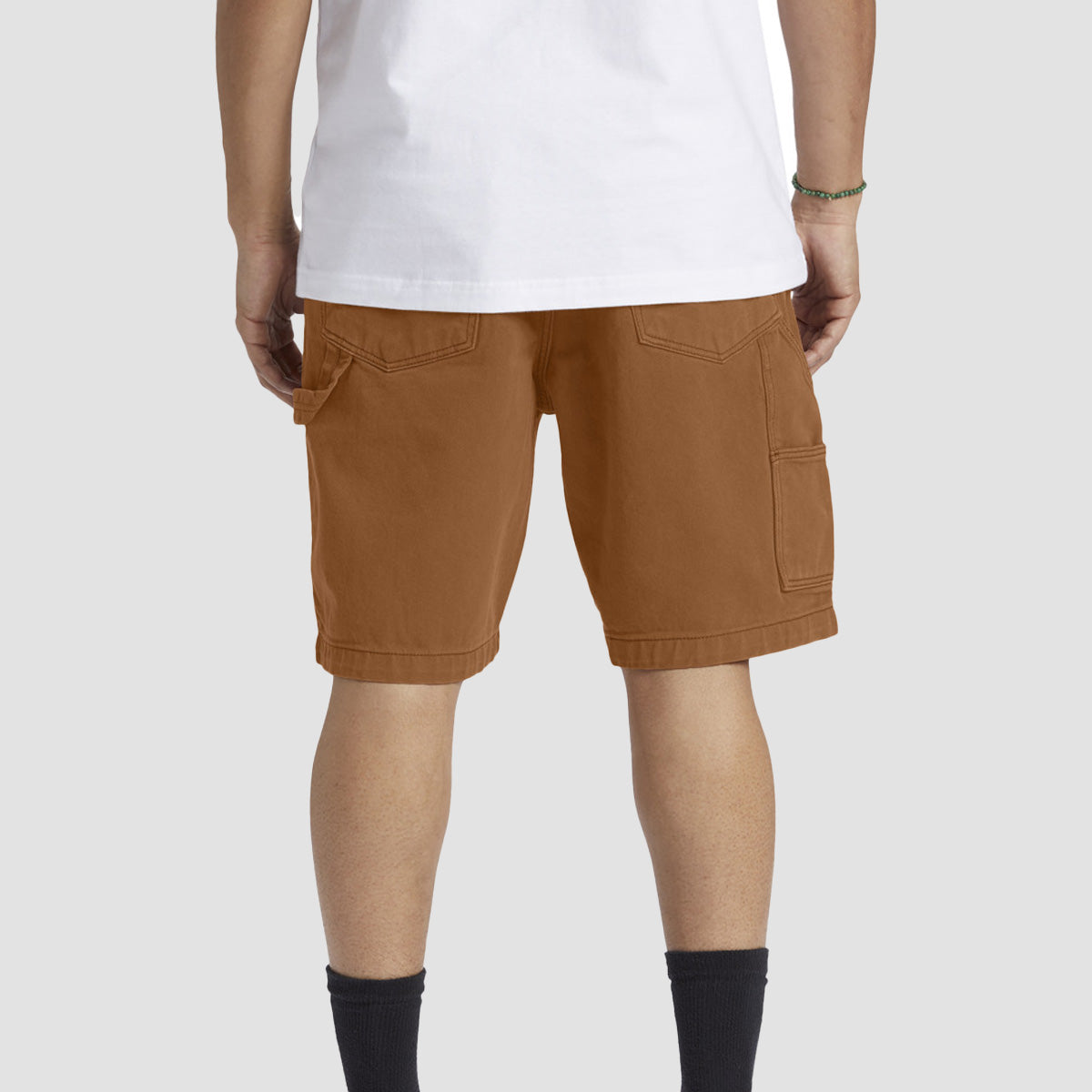 DC Carpenter Baggy Shorts RBO Brown Overdye