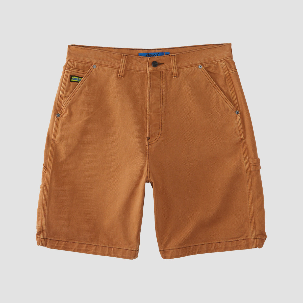 DC Carpenter Baggy Shorts RBO Brown Overdye