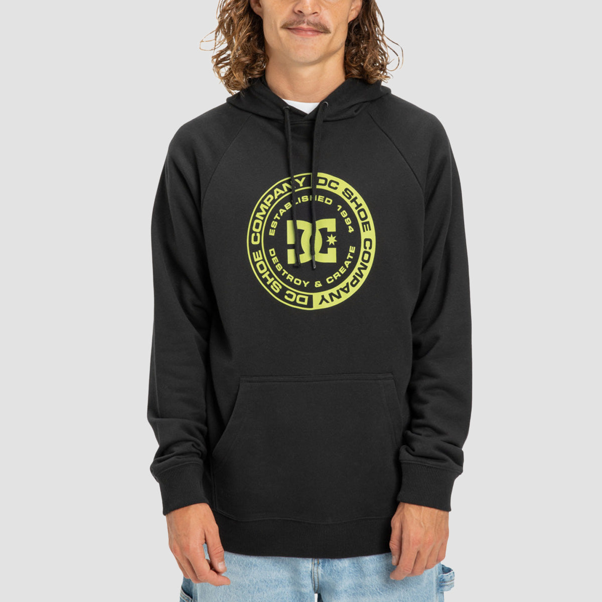 DC Corpo Raglan Pullover Hoodie Black