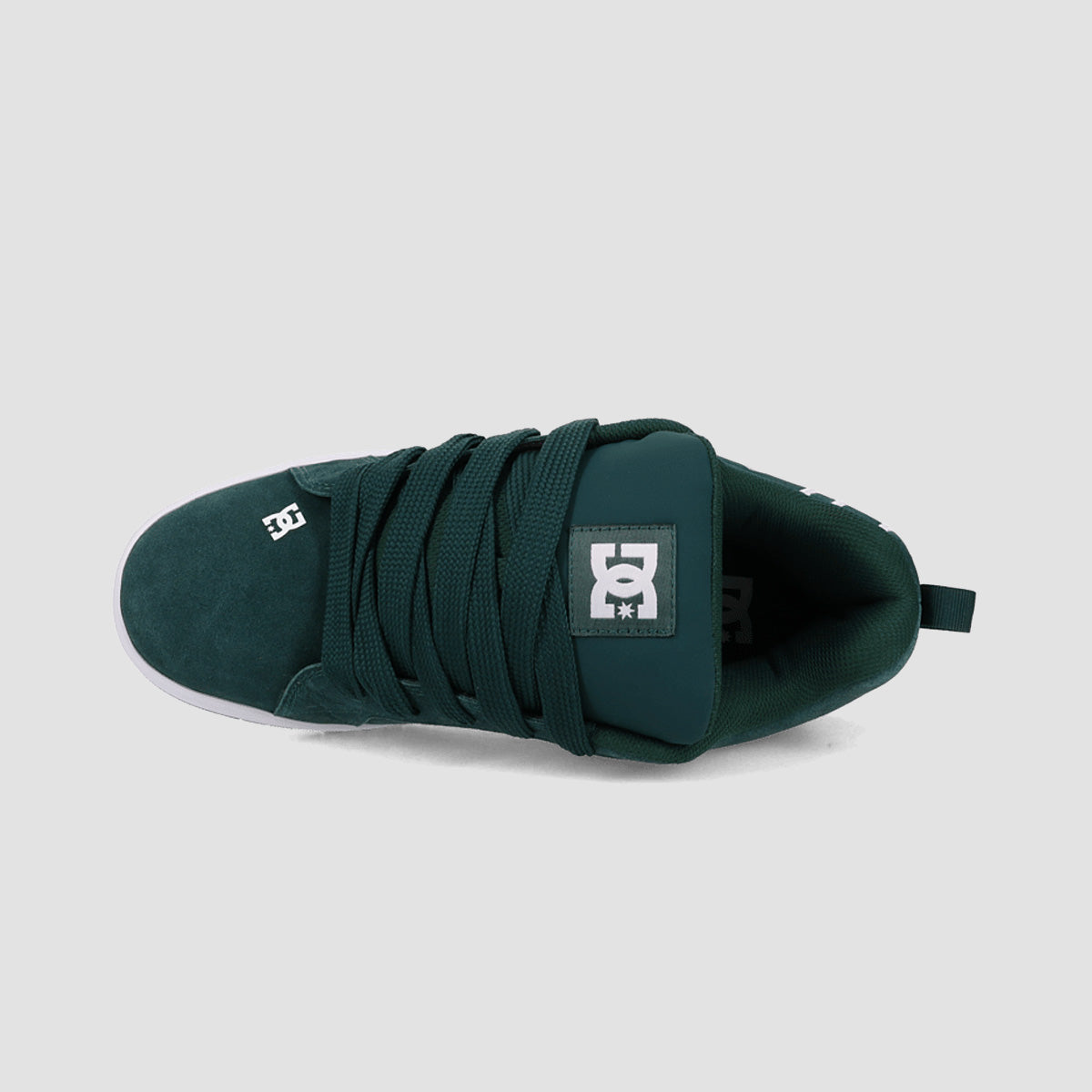 DC Court Graffik SE Shoes - Dark Green/White