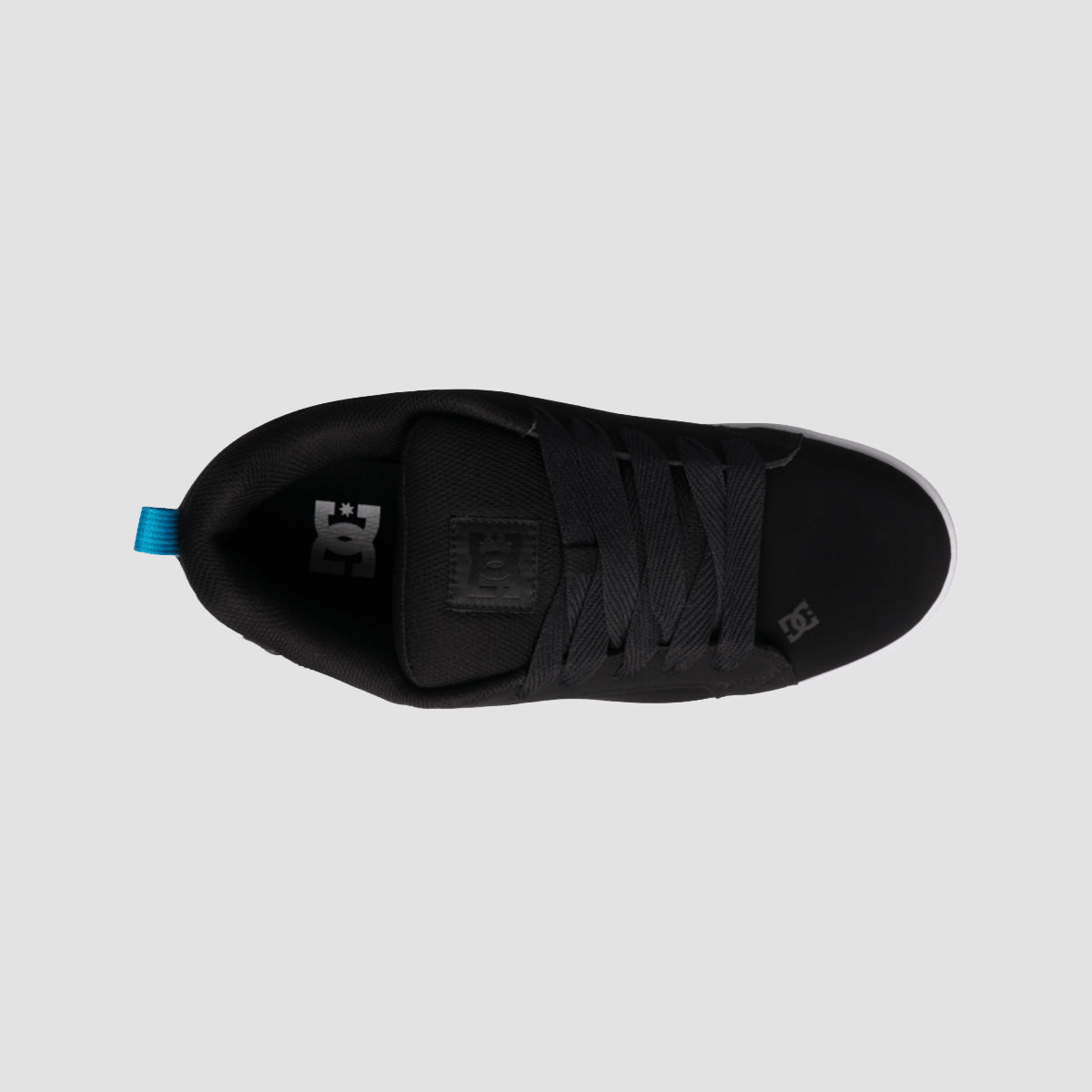 DC Court Graffik Shoes - Black/Blue Jewel