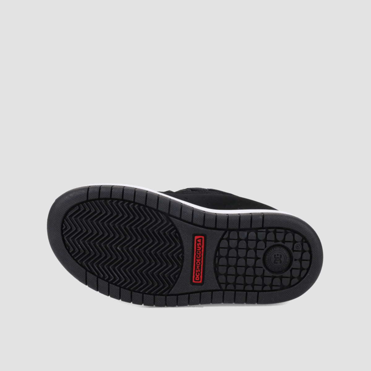 DC Court Graffik Shoes - Black/White/Red - Kids