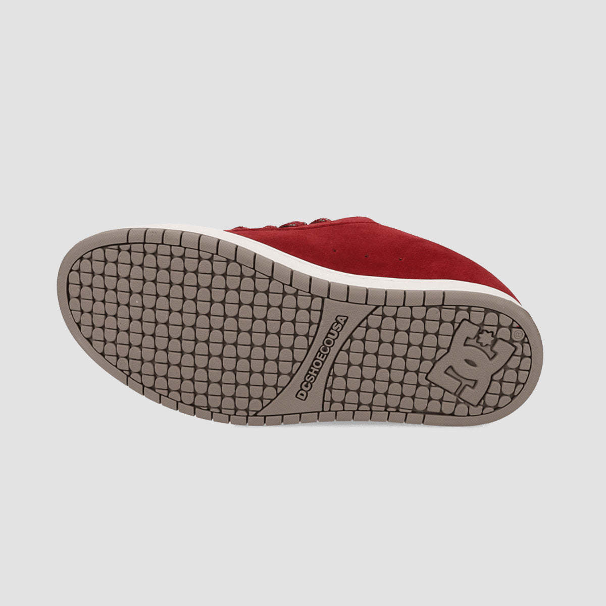 DC Court Graffik Shoes - Brick Red/Warm Taupe