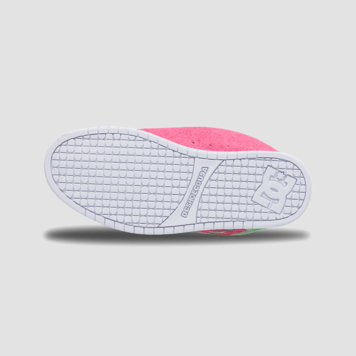 DC Court Graffik Shoes - Crazy Pink/Soft Lime