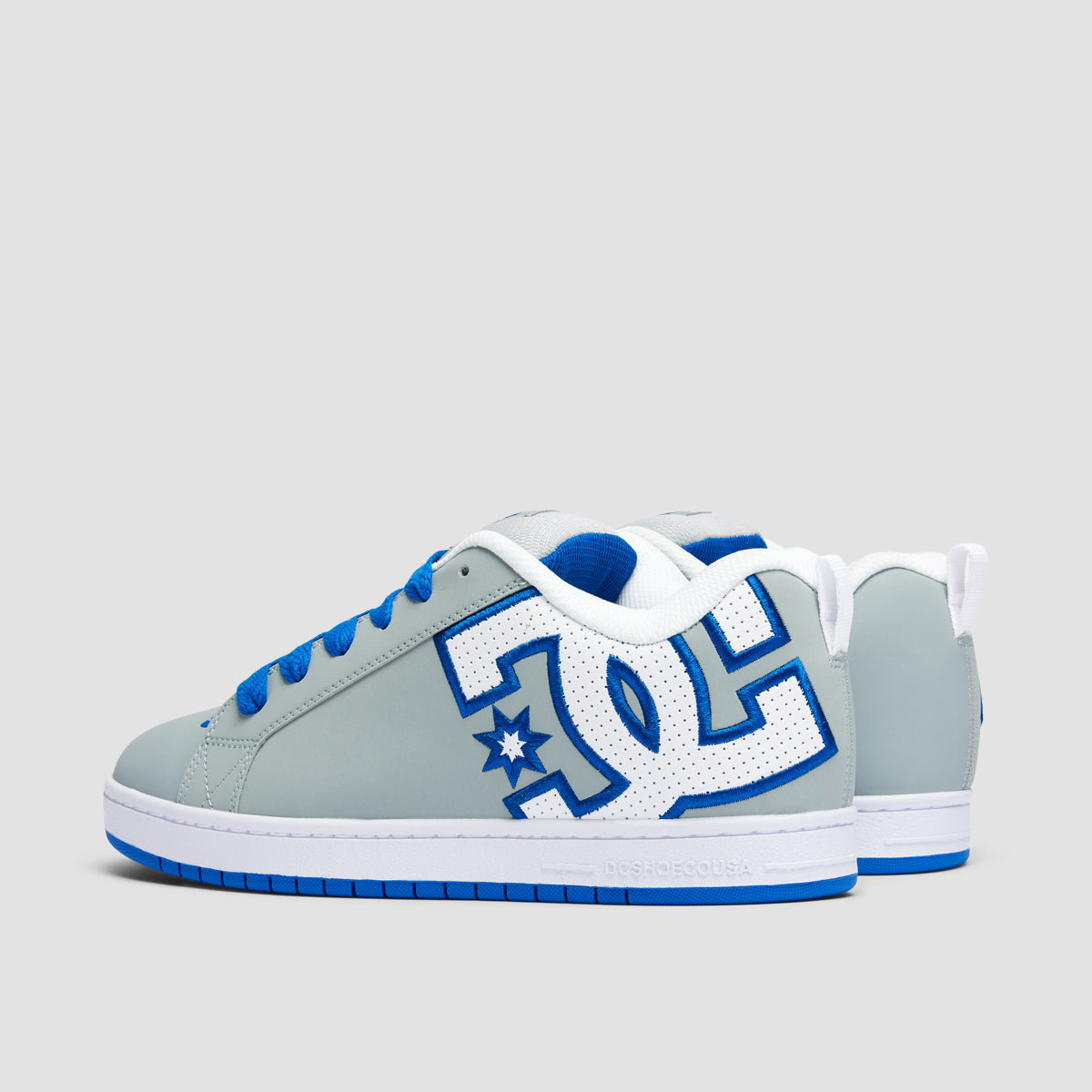 DC Court Graffik Shoes - Grey/Blue/White