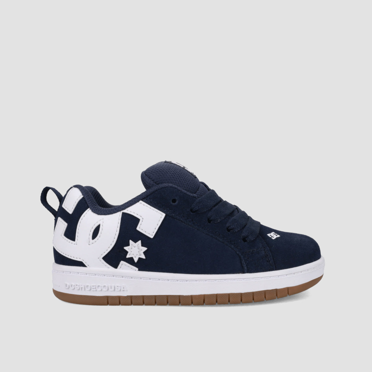 DC Court Graffik Shoes - Navy/White/Gum - Kids