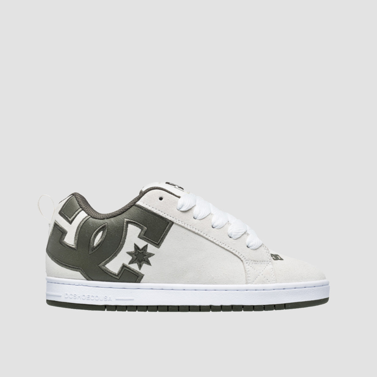 DC Court Graffik Shoes - Olive/Citrus