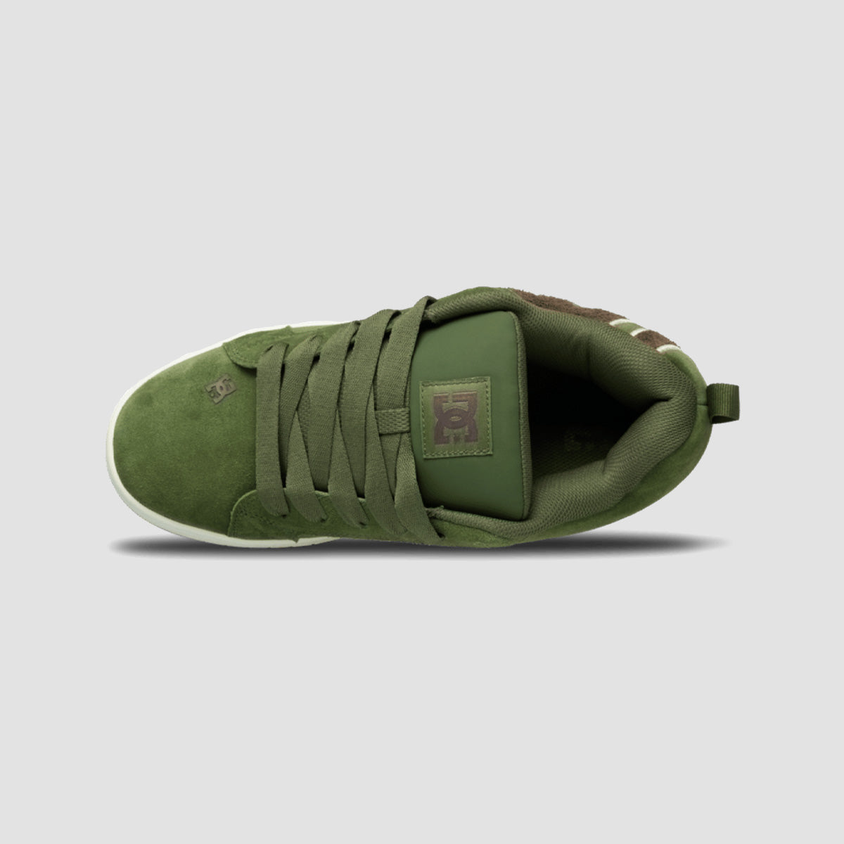 DC Court Graffik Shoes - Olive/Off White