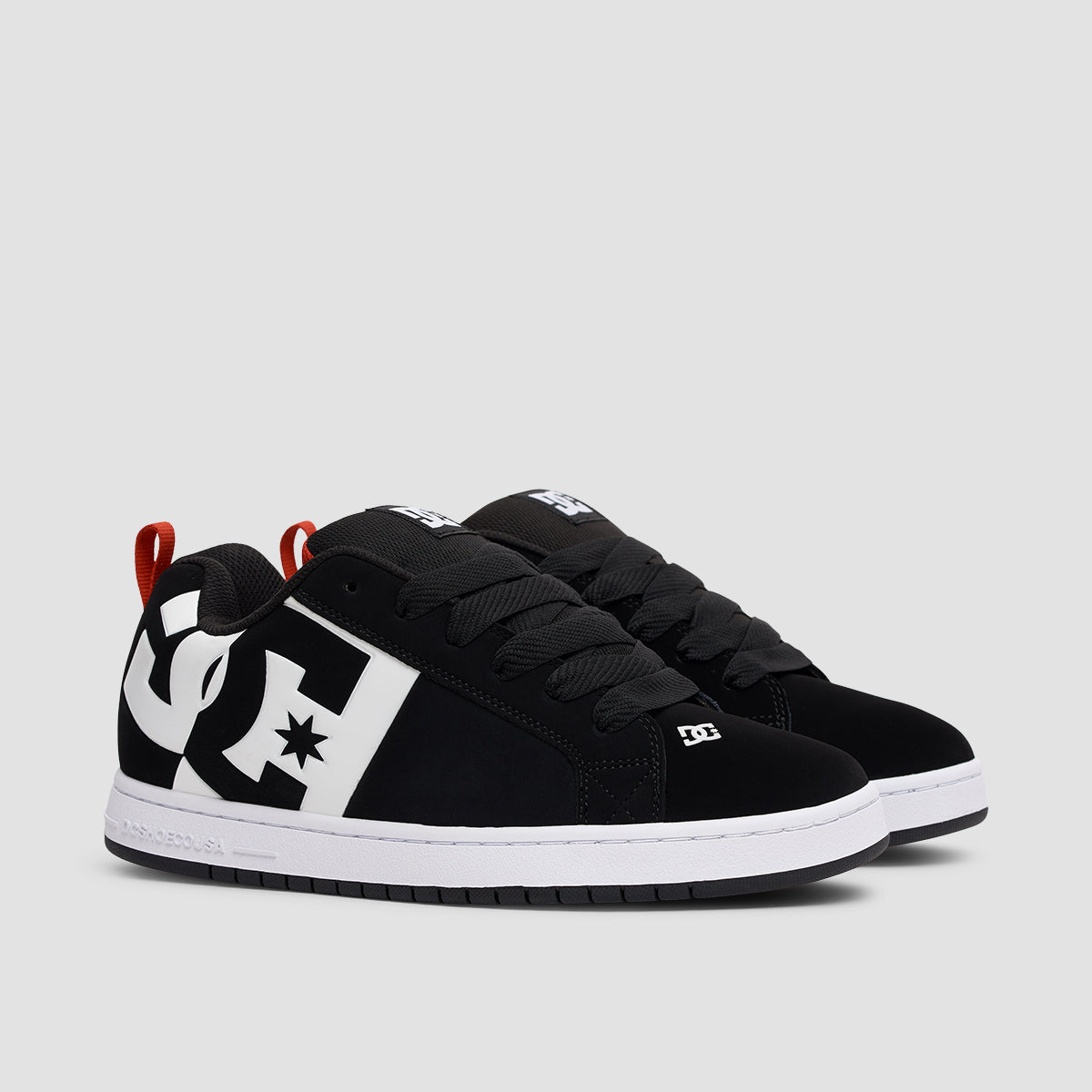 DC Court Graffik SQ Shoes - Black/White/Red