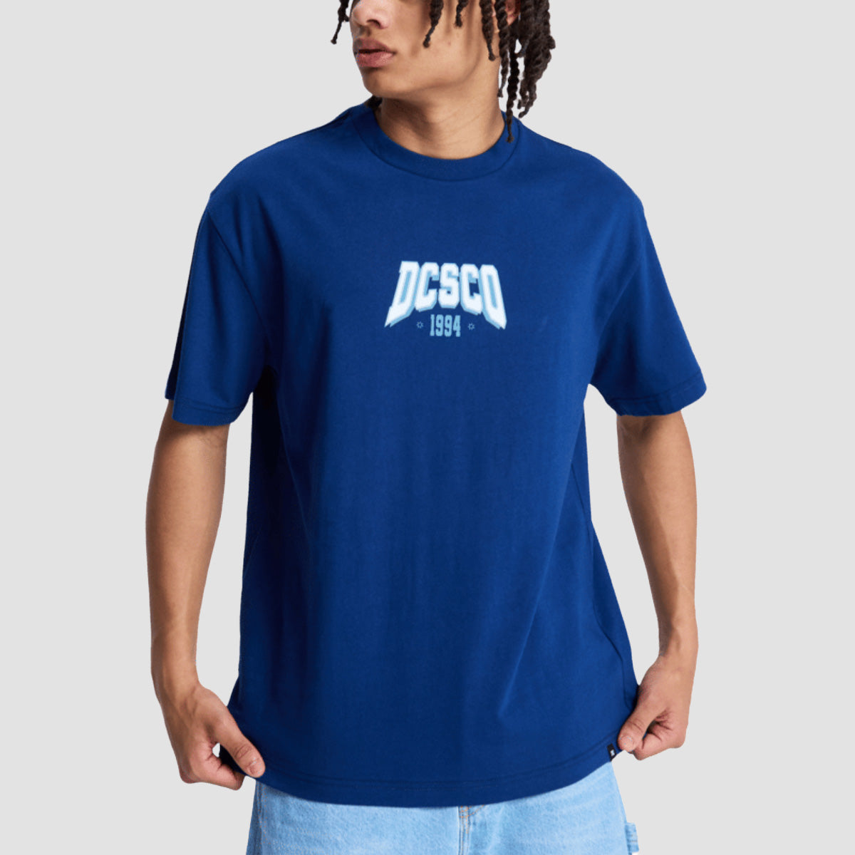DC Crown College T-Shirt Estate Blue