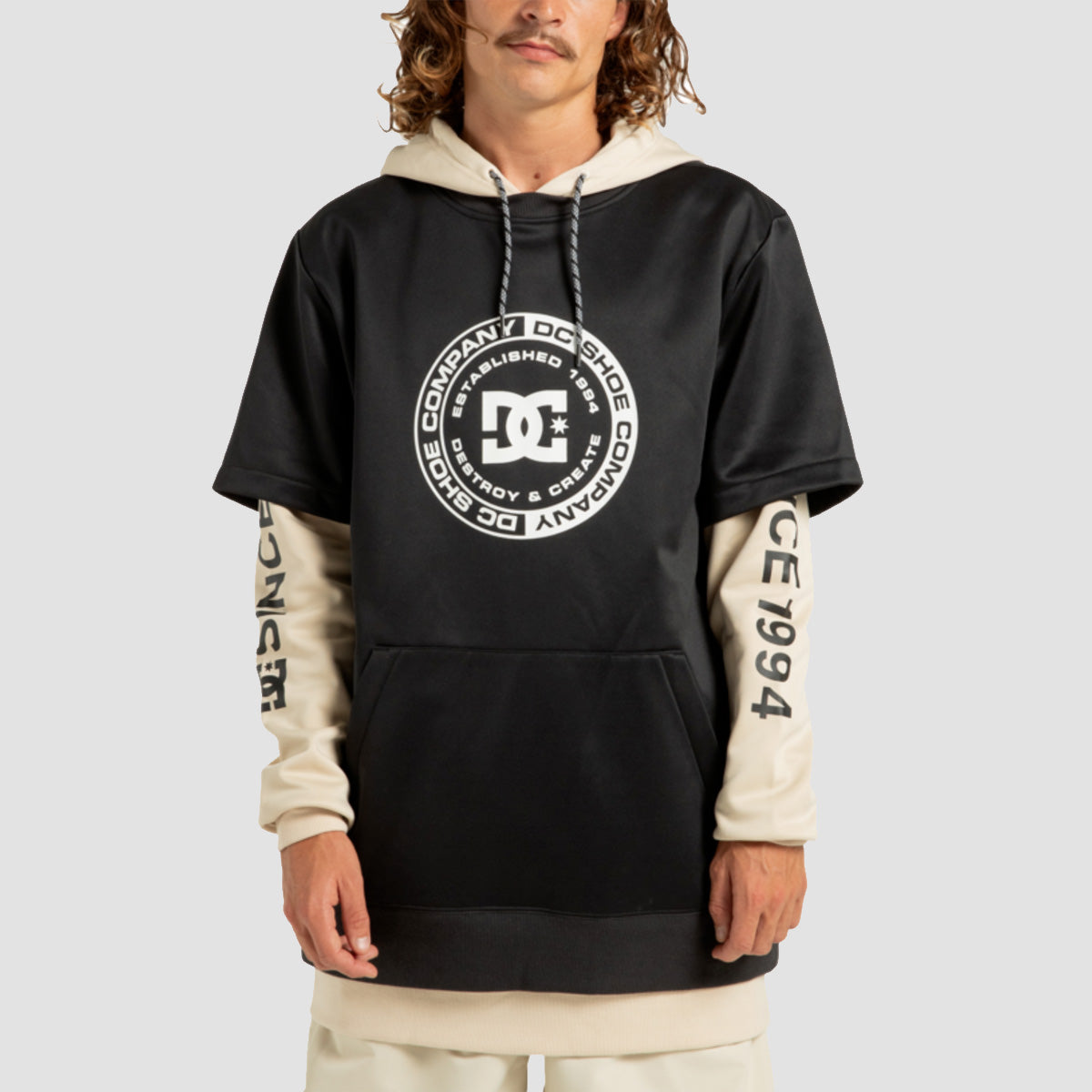 DC Dryden Snow Pullover Hoodie Black