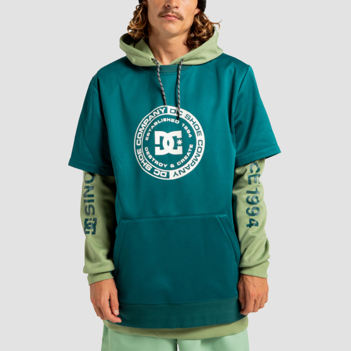 DC Dryden Snow Pullover Hoodie Deep Teal