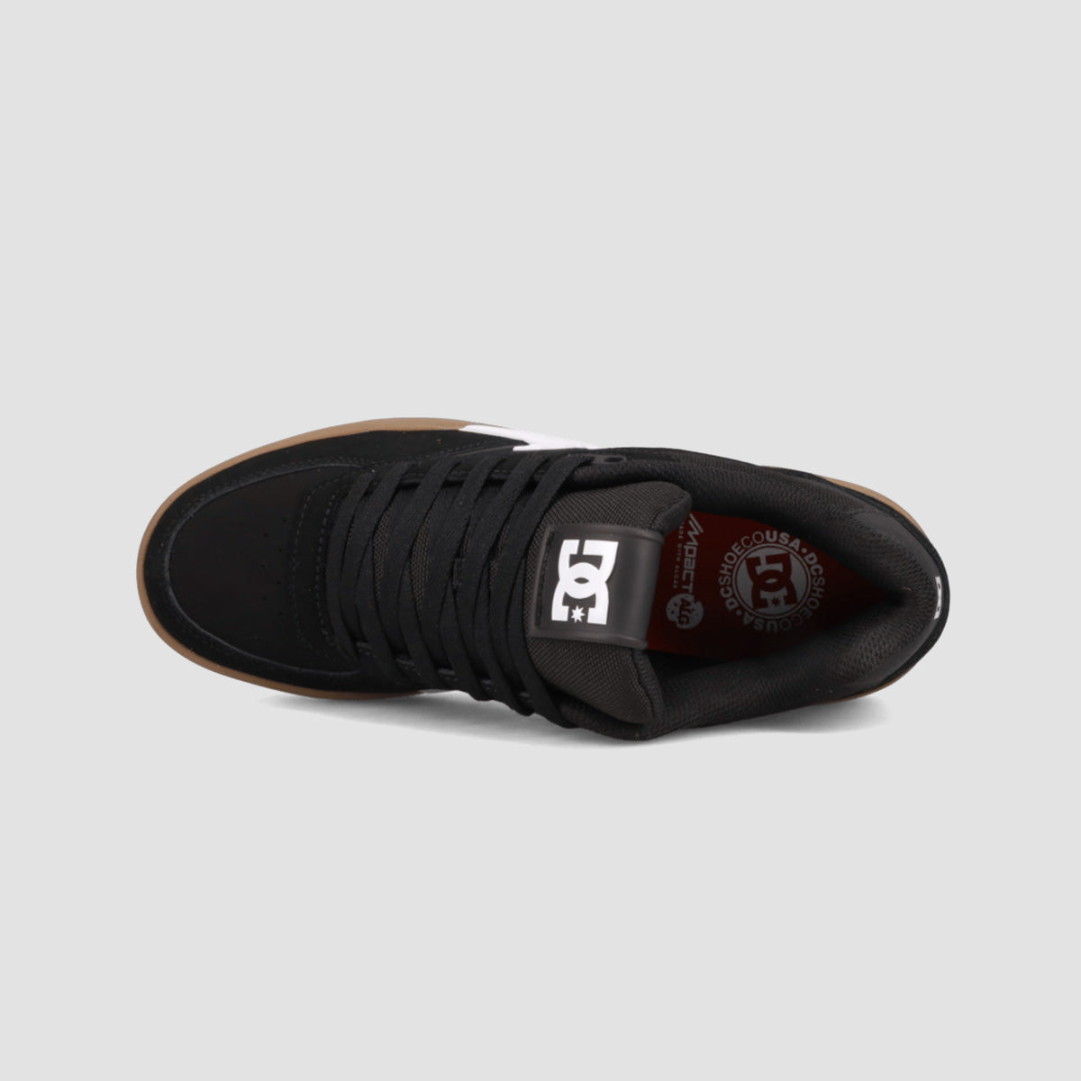 DC Fractal S Shoes - Black/Gum/White
