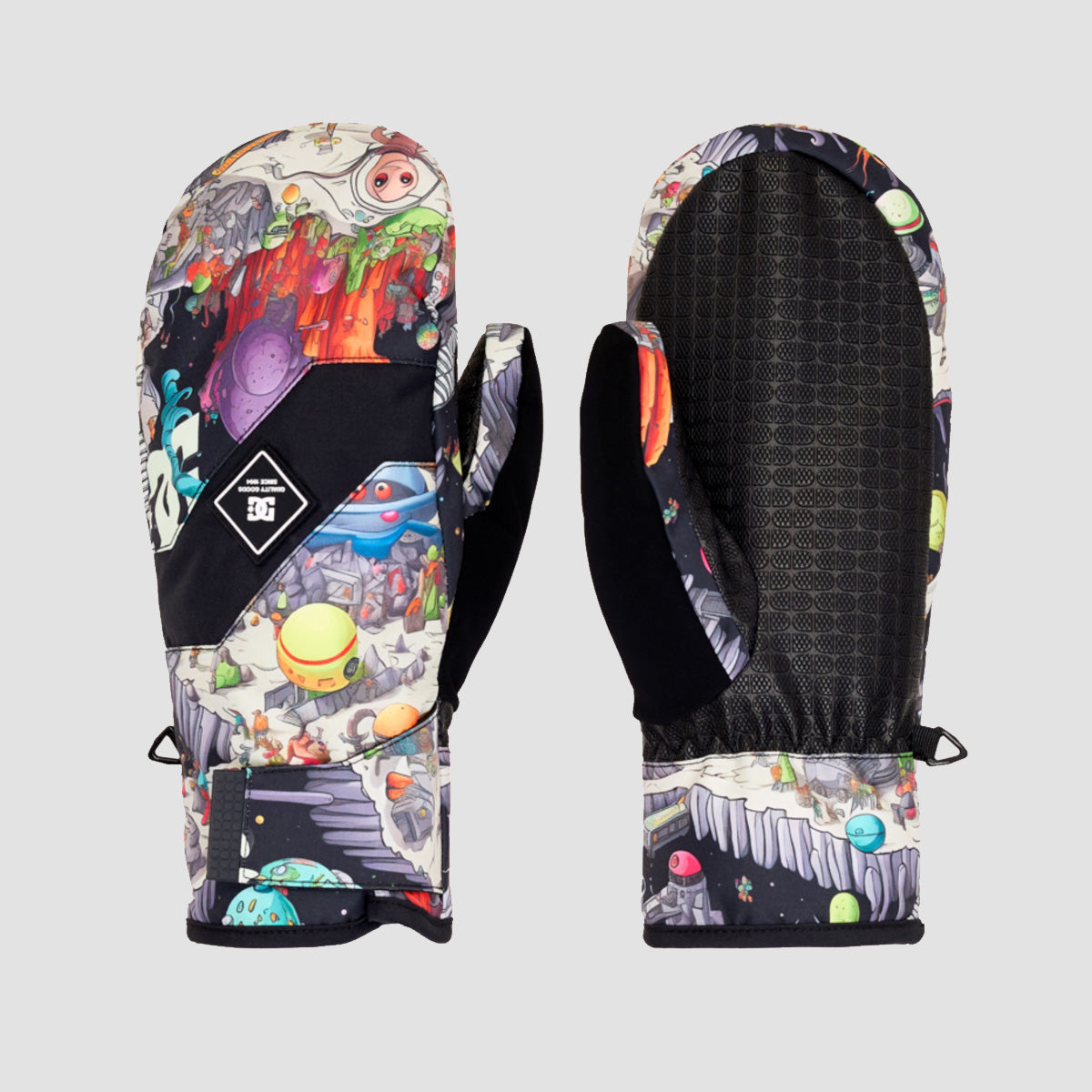 DC Franchise Snow Mittens Outer World Black