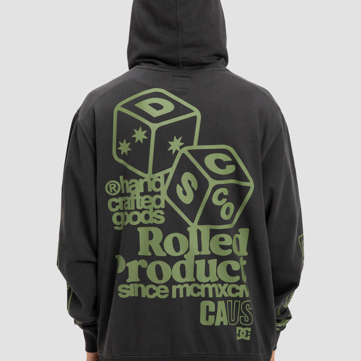 DC Hi Rolling Pullover Hoodie Black