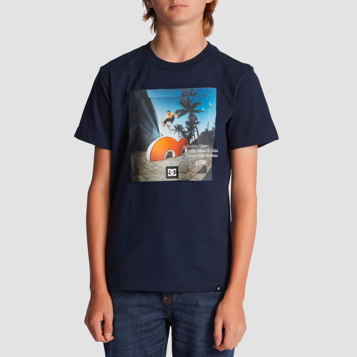 DC Jaakko T-Shirt Navy Blazer - Kids