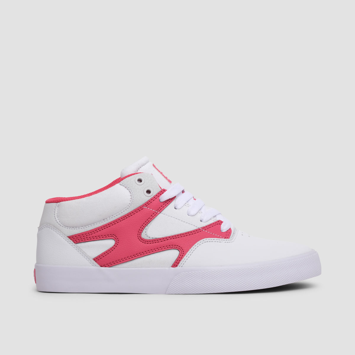 DC JK V Mid 0Waste Shoes - White/Grey/Red