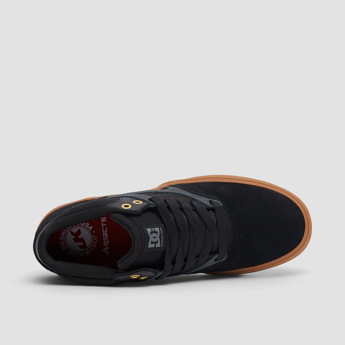 DC Kalis Vulc Mid S Shoes - Black/Gum