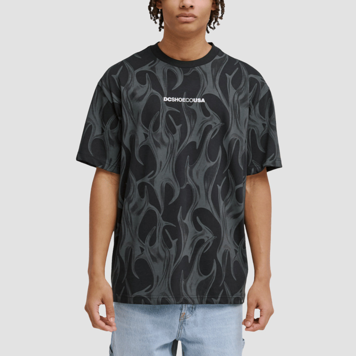 DC Liquid Fuego T-Shirt Black