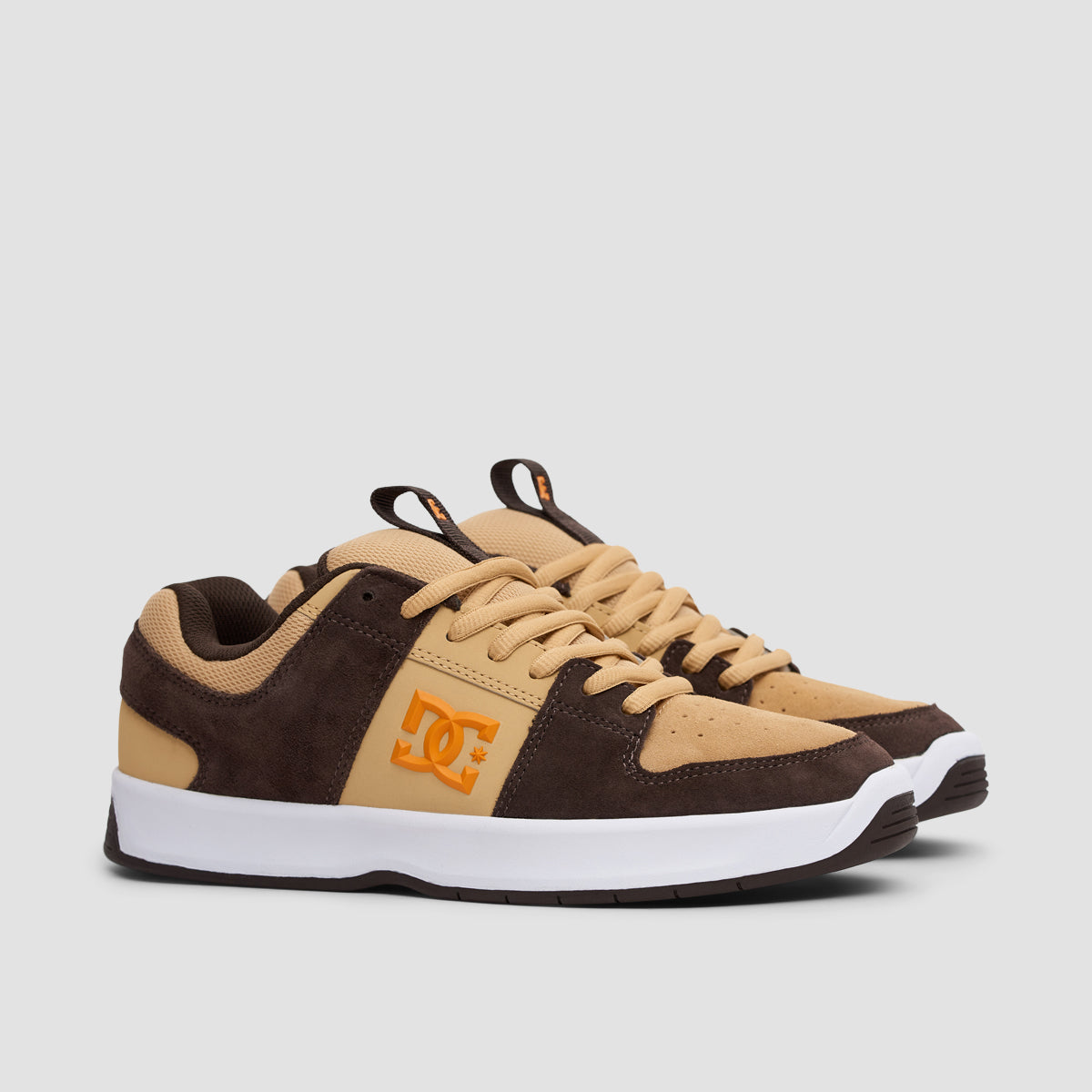 DC Lynx Zero S Shoes - Brown/Brown/Orange