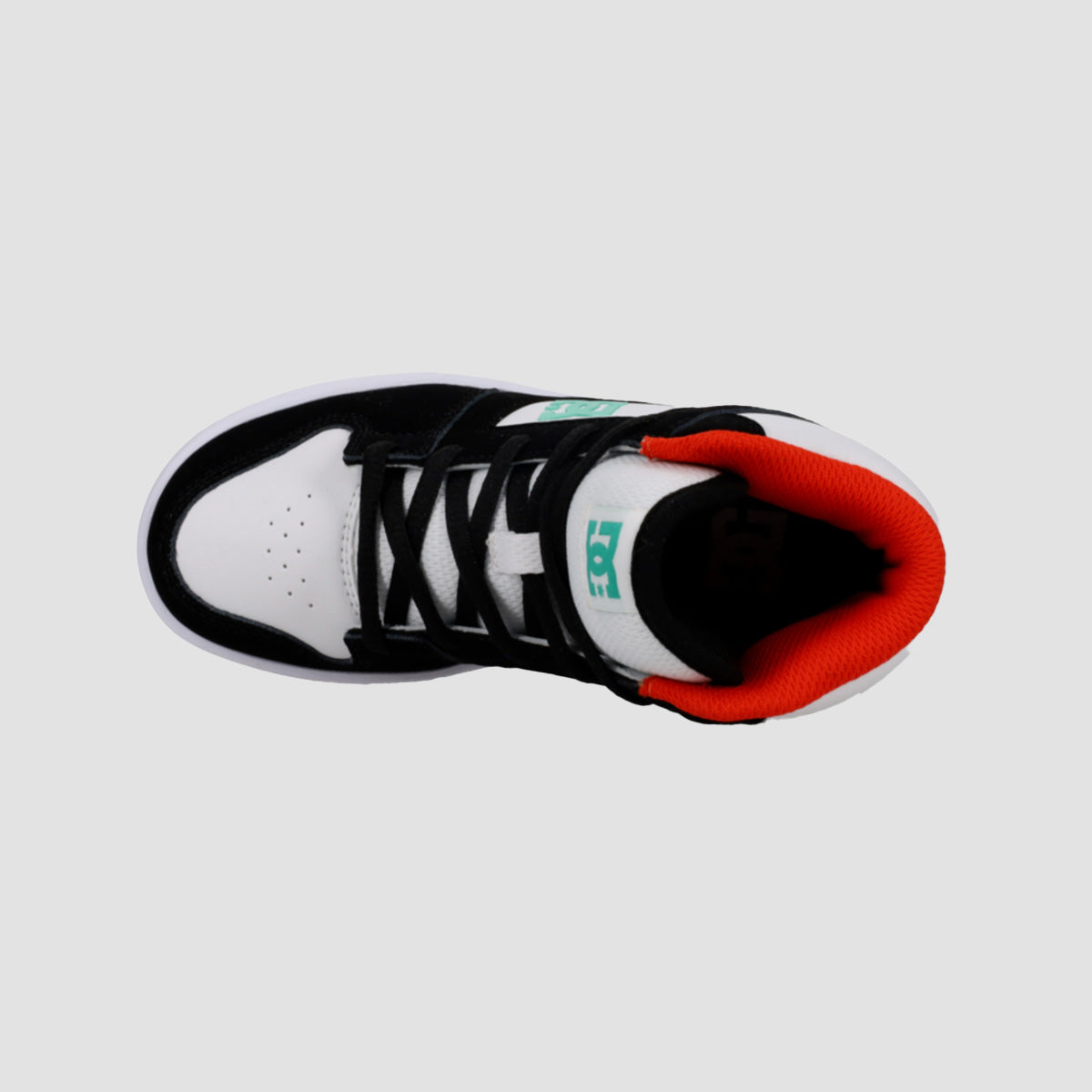 DC Manteca 4 Hi Top Shoes - Black/Green/Orange - Kids
