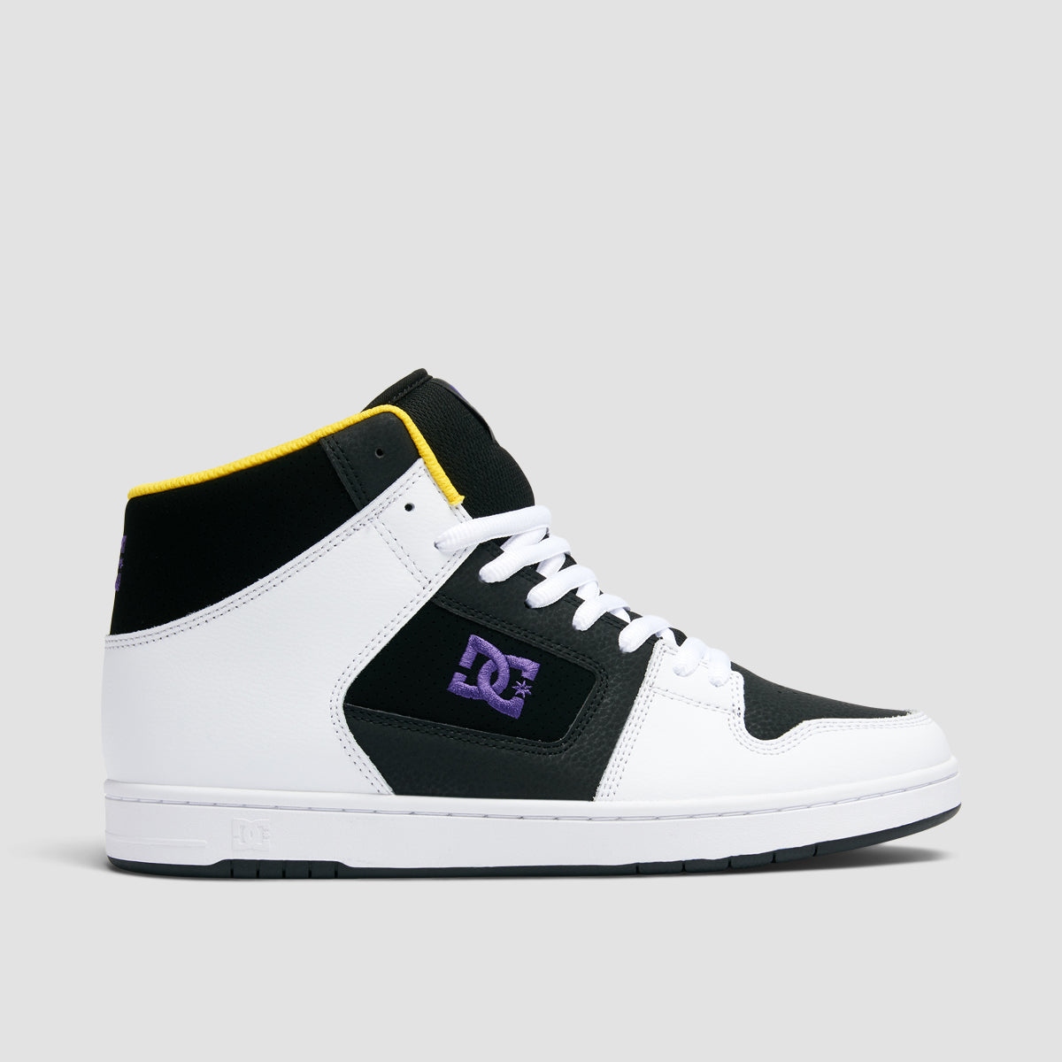 DC Manteca 4 High Top Shoes - Black/White/Purple