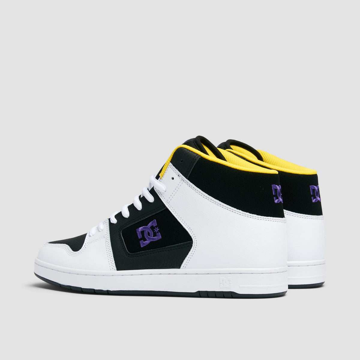 DC Manteca 4 High Top Shoes - Black/White/Purple